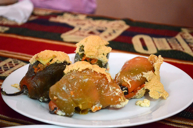 Stuffed hot pepper Stuffed hot pepper