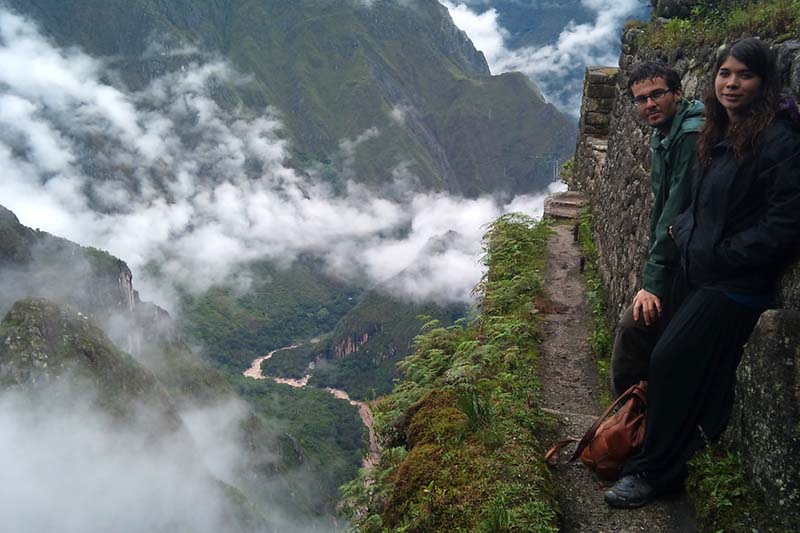 Huayna Picchu Roads of the mountain Huayna Picchu