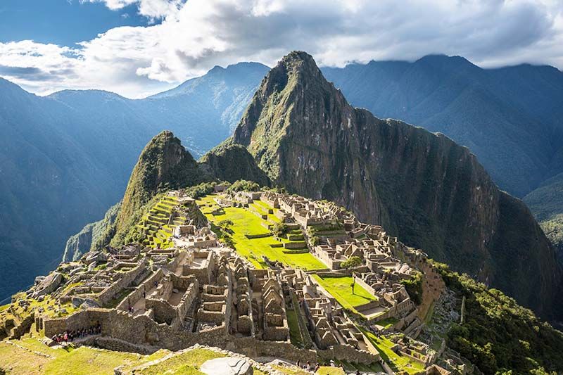 Machu Picchu and the Huayna Picchu mountain