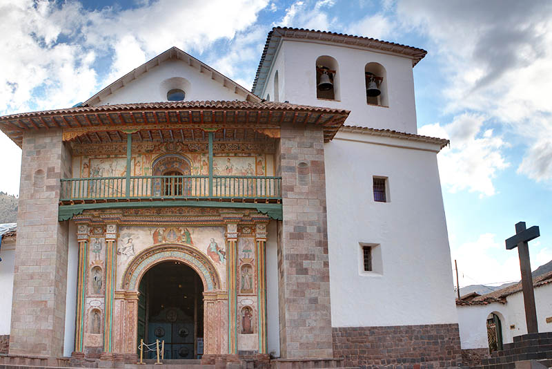 Church of Andahuaylillas in the South Valley in Cusco