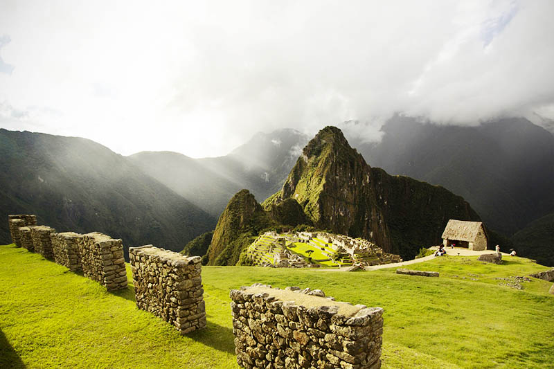 Macchu Picchu View of the Inca city of Machu Picchu
