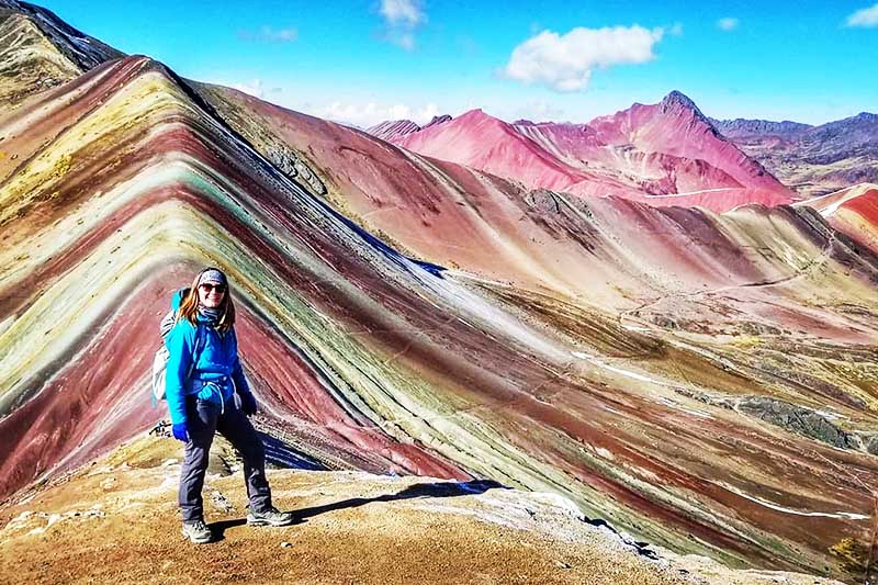 Mountain of the 7 colors Tourist in the Mountain 7 colors