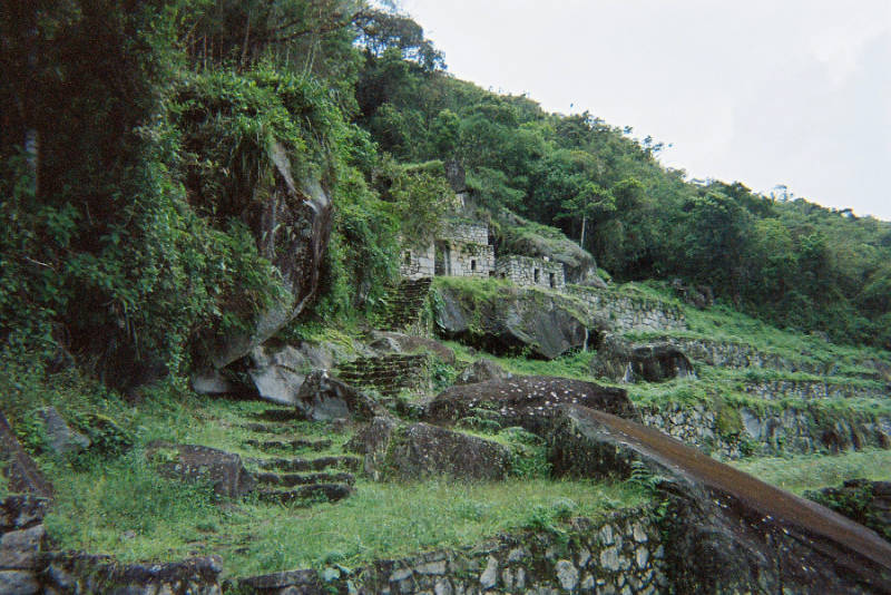 View of the road to the Temple of the Moon