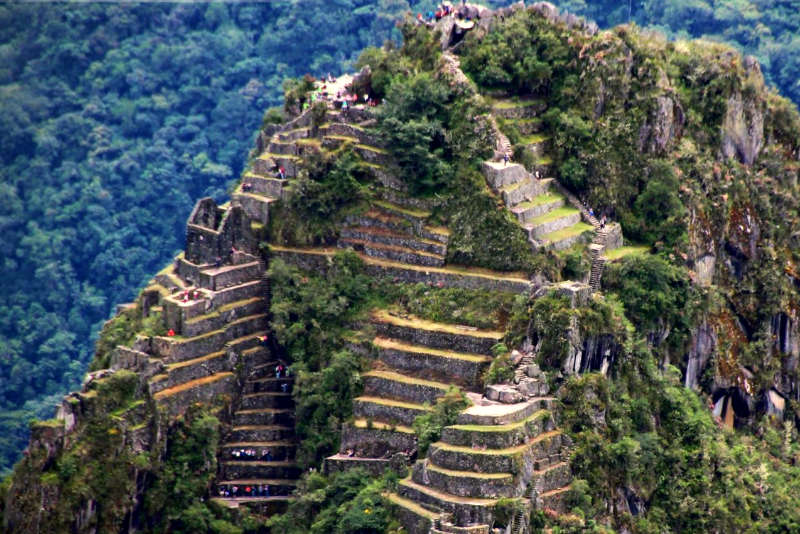 This is how the summit of Huayna Picchu mountain looks like