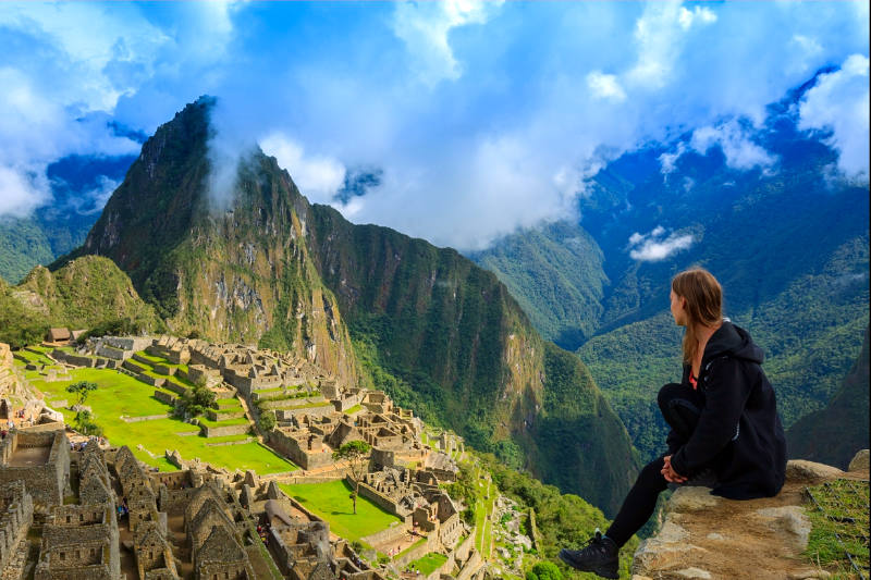 Observing the Inca citadel of Machu Picchu