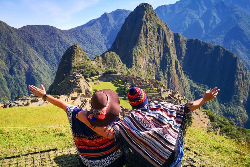 Classic photo of Machu Picchu