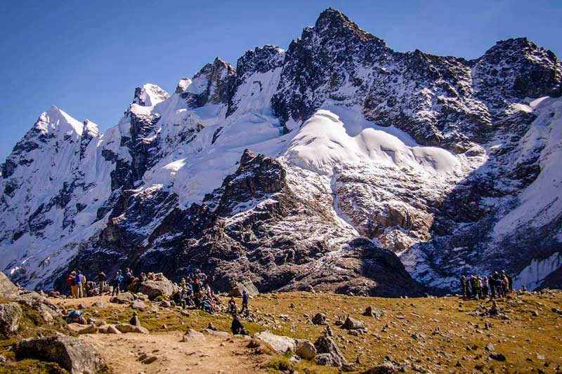 Salkantay Snow-Covered Mountain